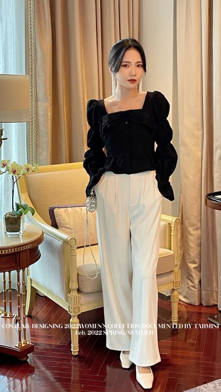 New year in early spring! [tabmini] temperament versatile solid color trousers c19184# jhy