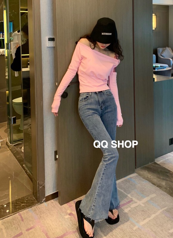 New year in early spring! [QQ shop] European and American fashion slim jeans 662-1# ozq