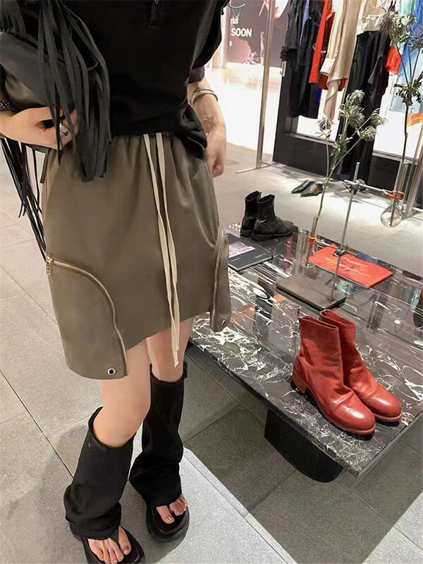New in early summer! [badmoon] drawstring elastic waist versatile skirt 1551# LSW