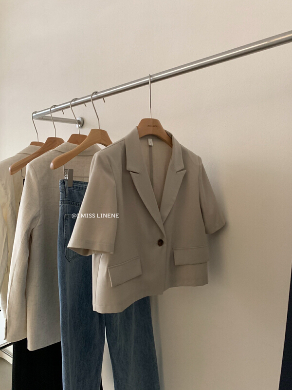 [Imiss] Korean style short sleeve jacket cx7087# LSW