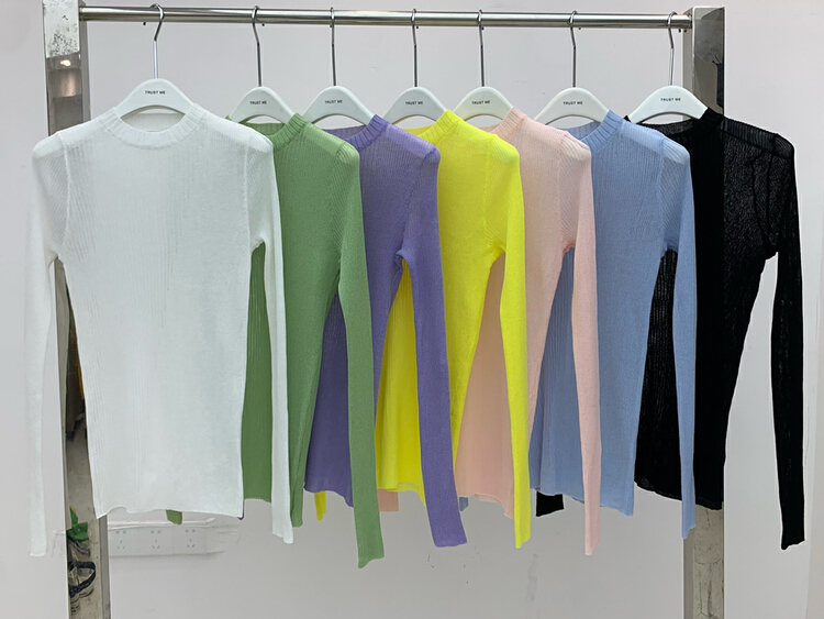New in early summer! [trust me] basic simple versatile sweater 67400# ozq