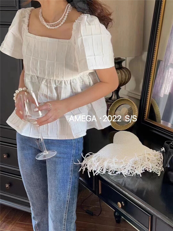 [amega] Korean slim and versatile shirt 6900# HBx