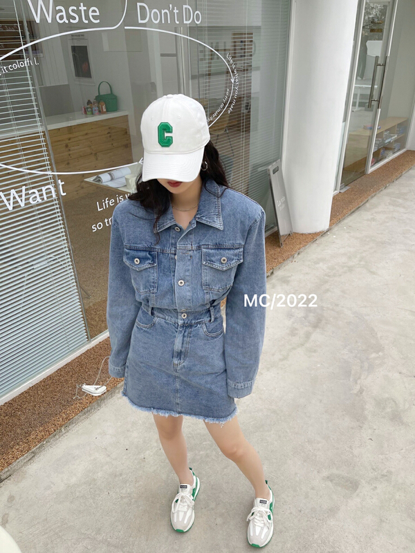 New year in early spring! [MC] comfortable Korean style dress (with removable shoulder pad) 8815# XYJ