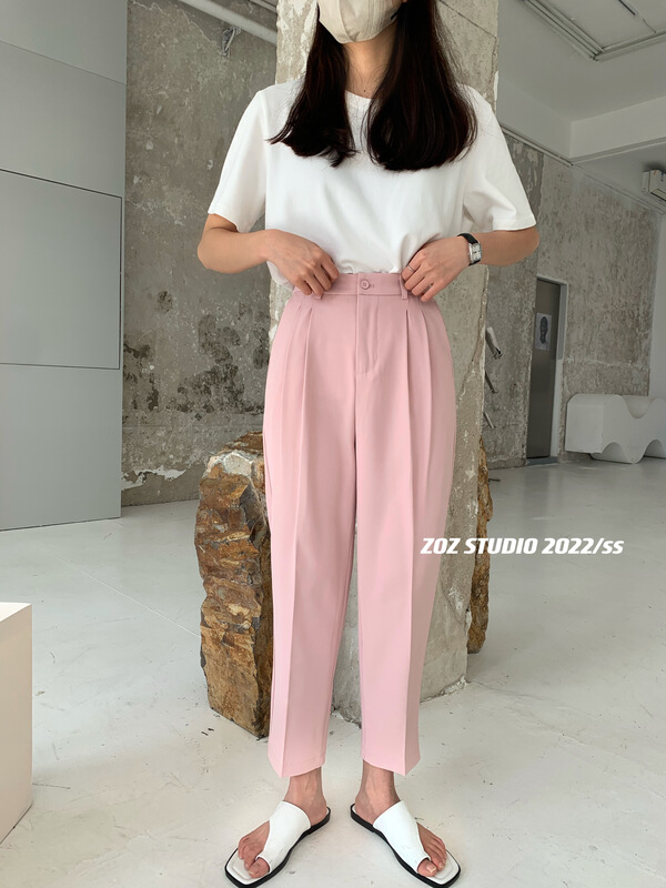 goods in stock! New year in early spring! [ZOZ] net version straight tube thin trousers 022035# L