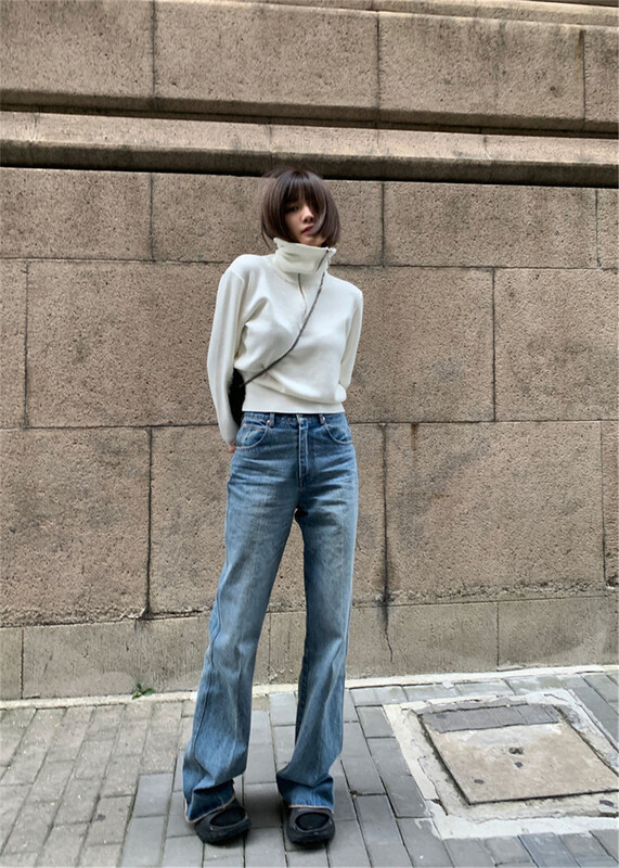 [Bobo] Korean casual loose jeans ys1-1998# cqw