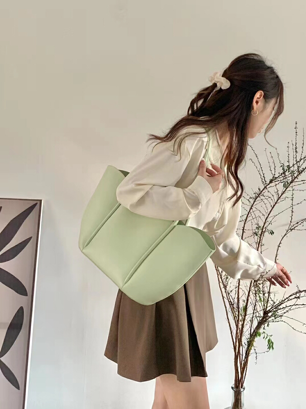 [Mi he] versatile temperament large capacity armpit shoulder bag (with small bag) 89631# lwy