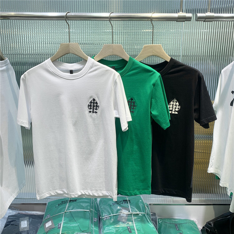 New in early summer! [1974] crew neck print short sleeve T-shirt a809# ZZL
