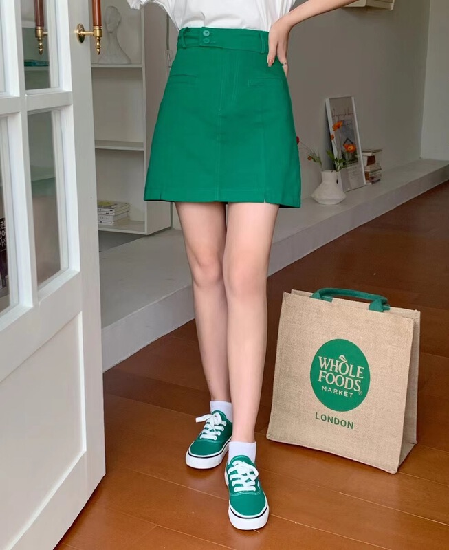 [Manulife] slim high waist comfortable skirt 1866# ll