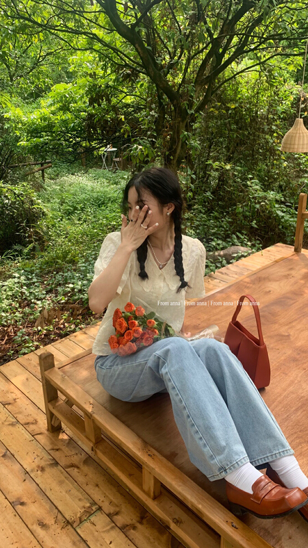 [from Anna] sweet, gentle and thin shirt 6168# LSW