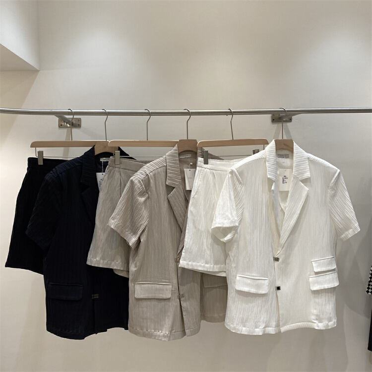 New in early summer! [be] Korean versatile suit short sleeve + casual Shorts Set 1-0127# ZZL