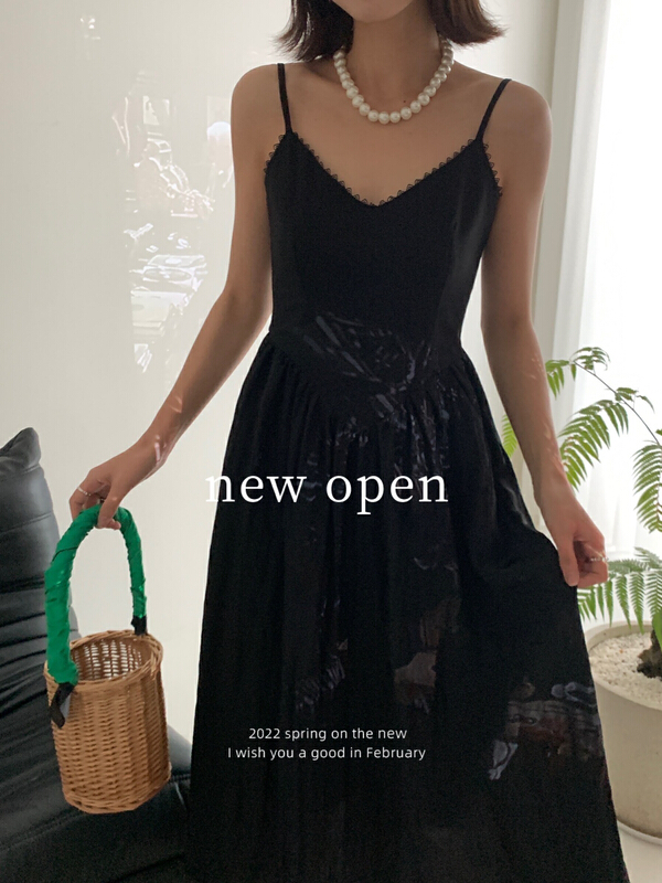 New in early summer! [new open] Korean design sense minority dress xb22607# zxl