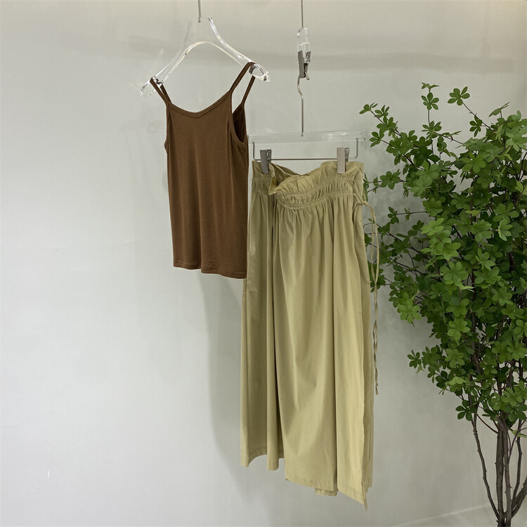 [MIG] simple loose elastic waist skirt ys1-77018# cqw