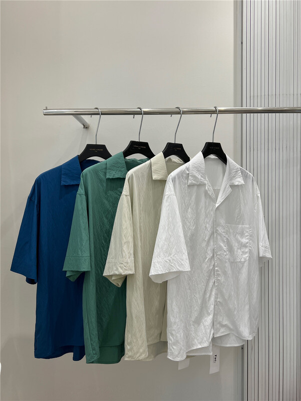 New in early summer! [CGC] simple solid color single breasted shirt 1221# ZZL