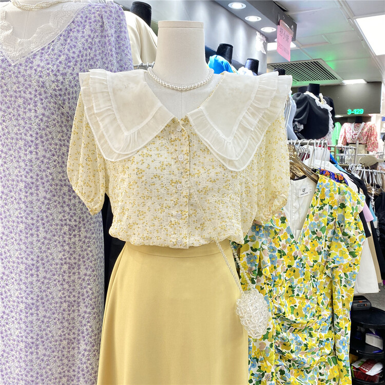New in early summer! [December] Korean Ladies' floral blouse ys1-6609# hjy