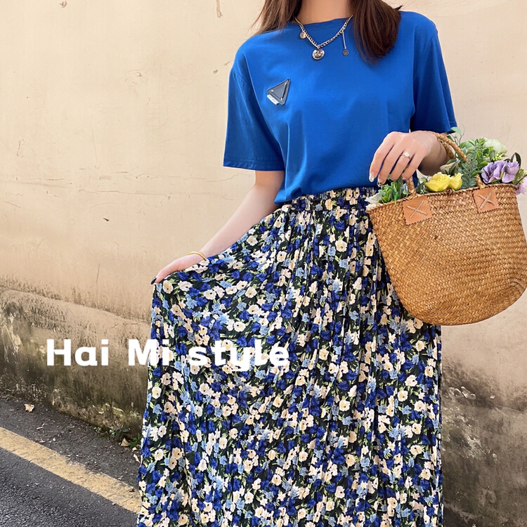 [Haimi] Korean fashion temperament small floral skirt 1662# WTT