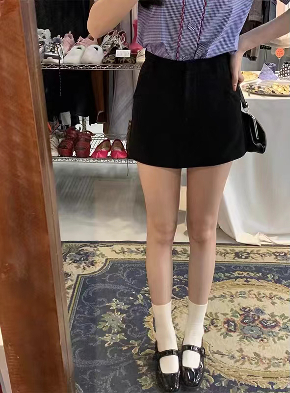 New in early summer! [are studio] simple and versatile high waist A-line skirt 9996# WPL