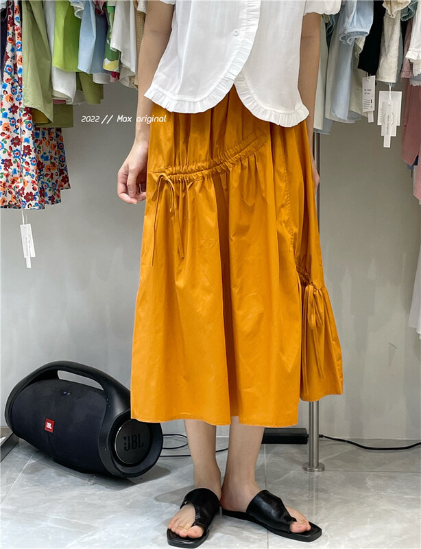 New in early summer! [Max original] Korean slim design lace up skirt 98122# HBx