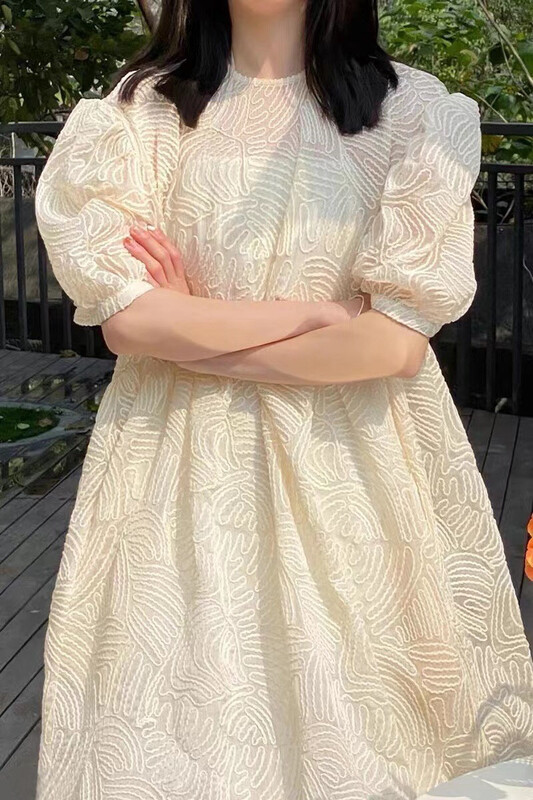 New year in early spring! [Cupertino] Korean loose round neck short sleeve dress 9809# WPL
