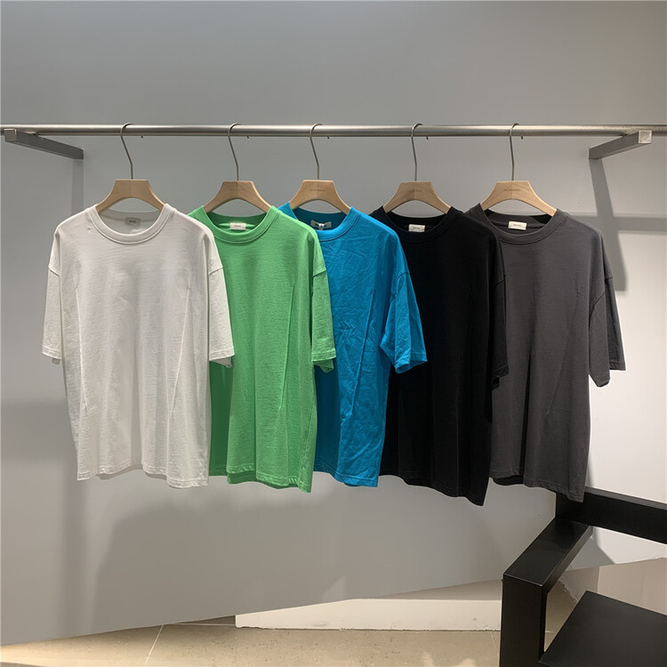 New year in early spring! [seirtand] crew neck solid color versatile short sleeve T-shirt s22001# ZZL