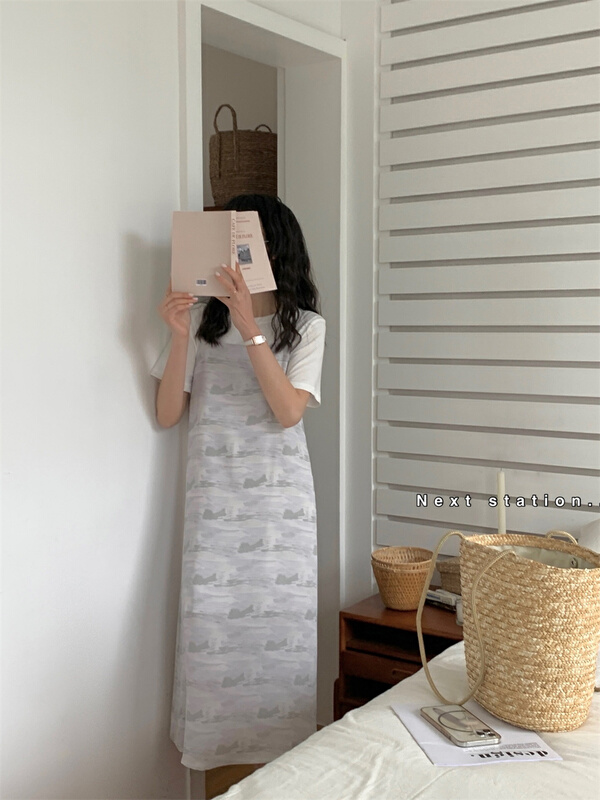 New year in early spring! [next station] Hanfeng small fresh suspender dress 22066# ZSY