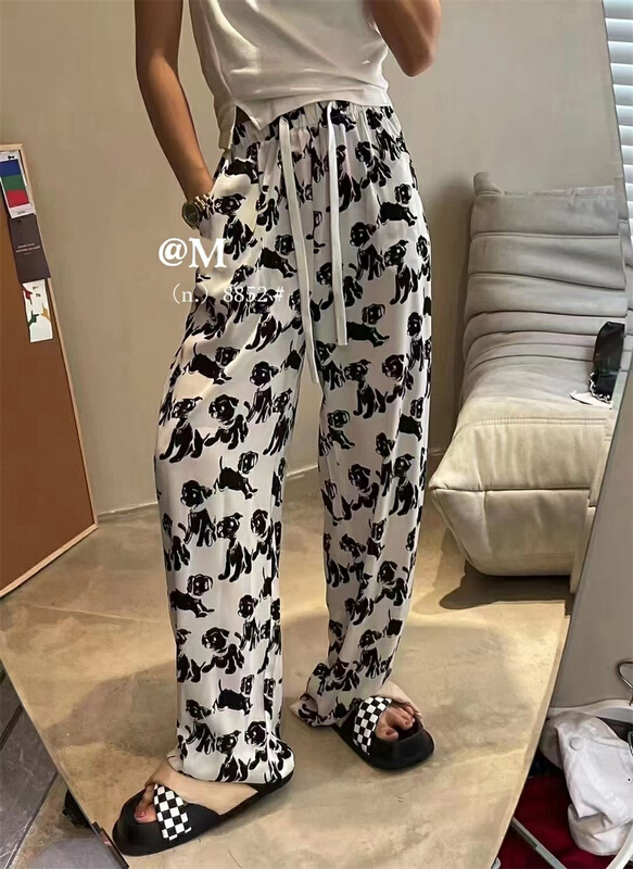 goods in stock! New in early summer! [Da m family] pleated Korean fashion casual pants ys1-8852# WTT