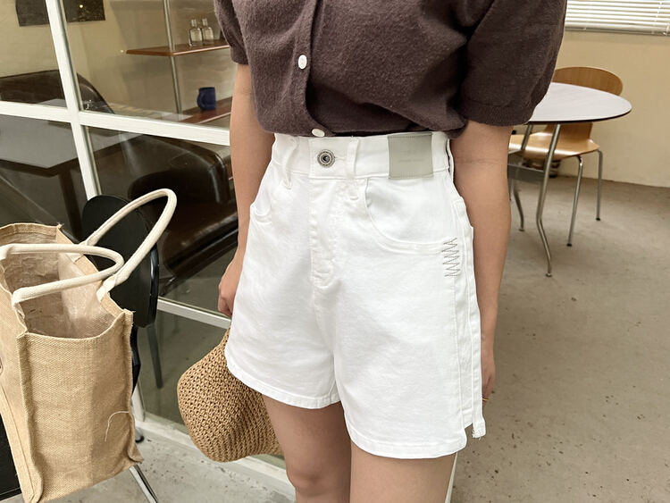 New in early summer! [Mujia] Korean high waist versatile denim shorts 955# XYY