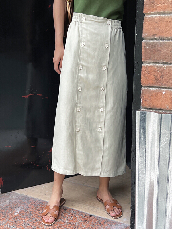 [ever true] slit high waist versatile skirt 13131# CLS