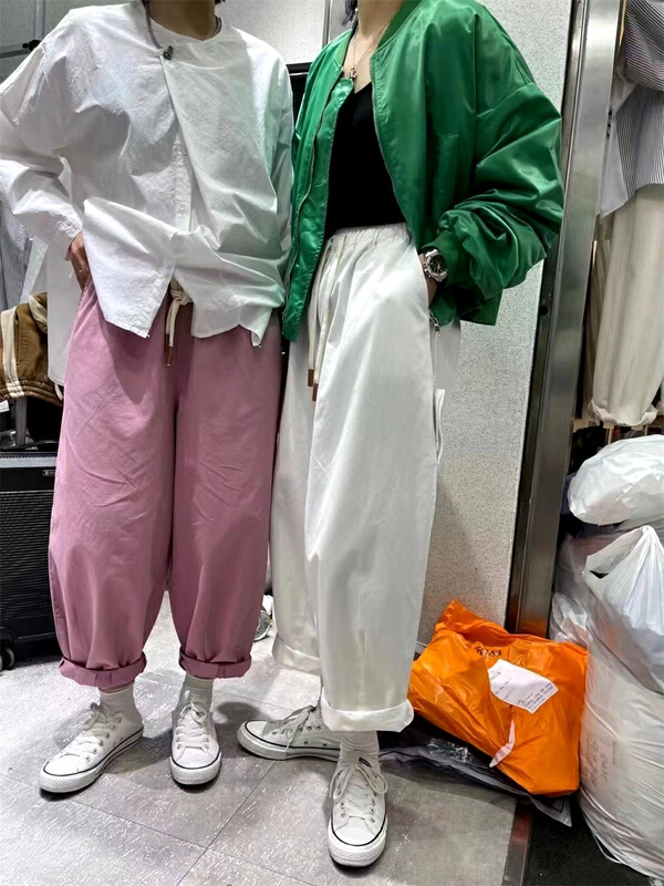New year in early spring! [starting point] Korean solid color versatile casual pants 3079# L