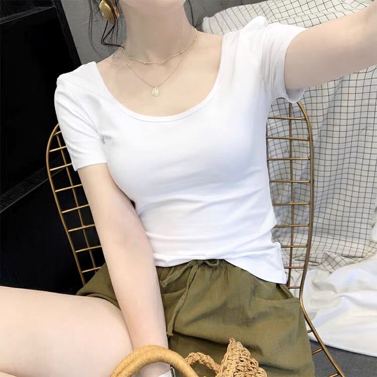New in early summer! [three thousand gold] Korean thin and versatile short sleeve T-shirt 2010# ll