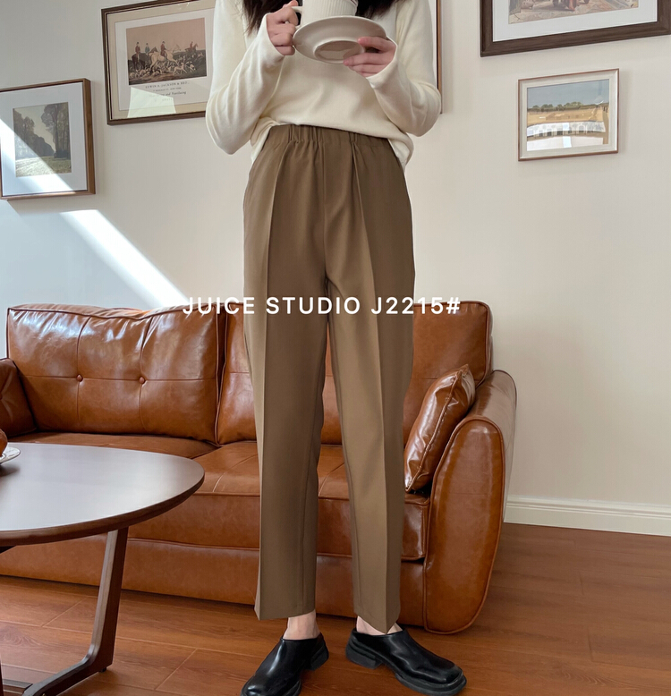 New year in early spring! [juice] casual elastic and versatile trousers j2215# ll