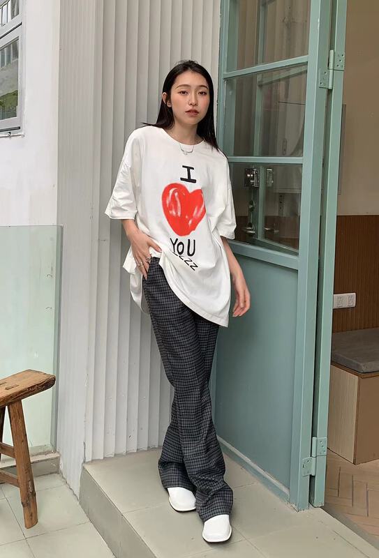 New year in early spring! [9hour] love versatile loose short sleeve T-shirt 8851# zxl