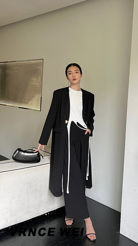 New year in early spring! [Vince] famous brand minimalist diagonal buckle trousers 5089b# jhy