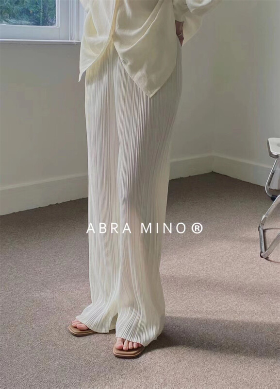 goods in stock! [Abra] simple and loose straight casual pants 89325\xj