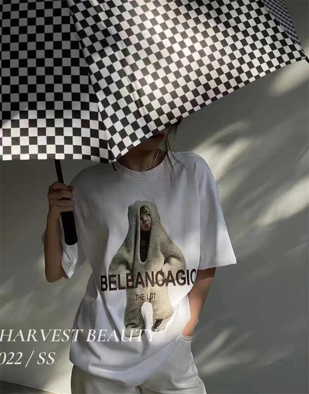 [charming] Korean funny printed ins short sleeve T-shirt d5007# zjy