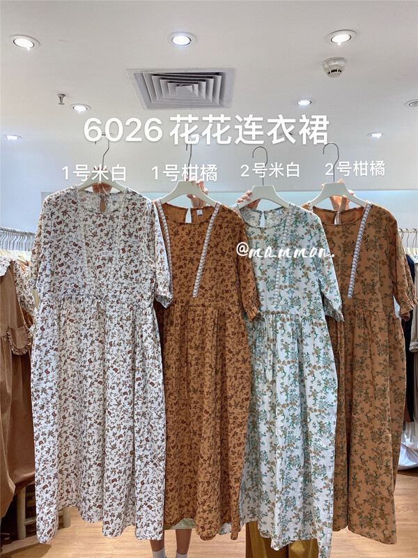 goods in stock! [Mammon] lady floral dress 6026# ll