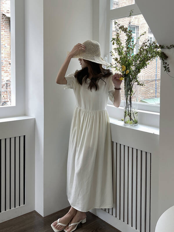 [ever true] Korean loose medium length dress 63008# CLS