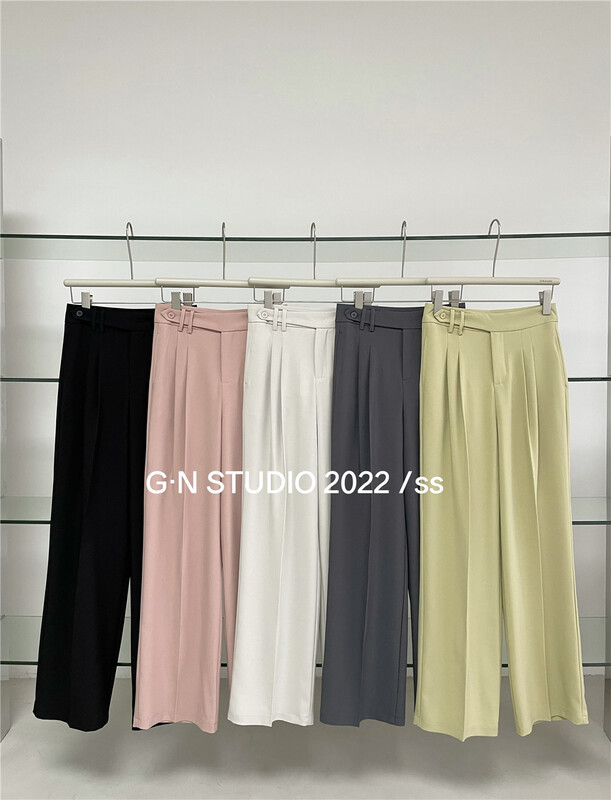 [g · n] Korean version simple straight pants 13521# hjy