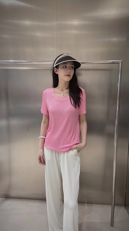 [DS] casual simple and versatile short sleeve T-shirt 64108d# XYJ