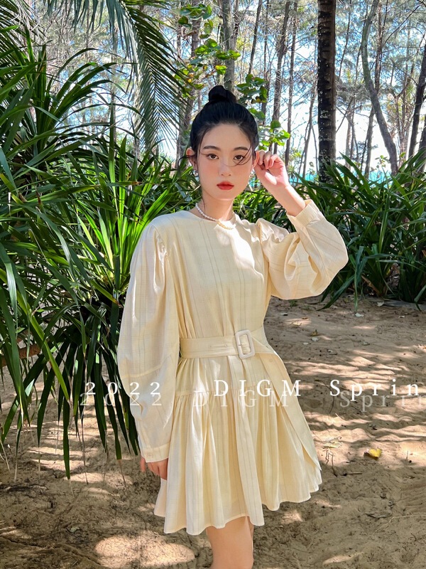 Original price 145.38! Early summer Shangxin [digm] lady style zipper loose dress (without belt) ys1-5950# zxx