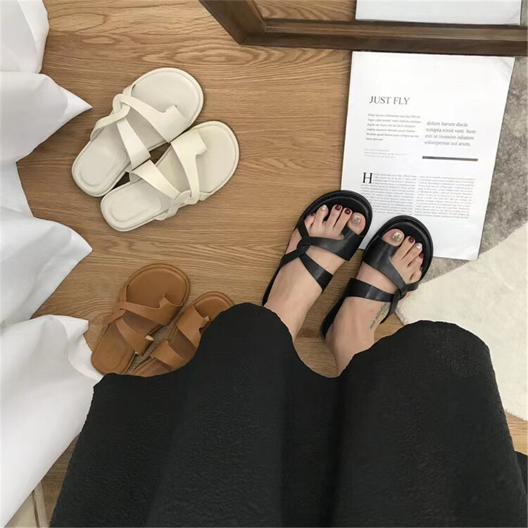 [DS. Gift] niche fashion exotic slippers 5286# LSL