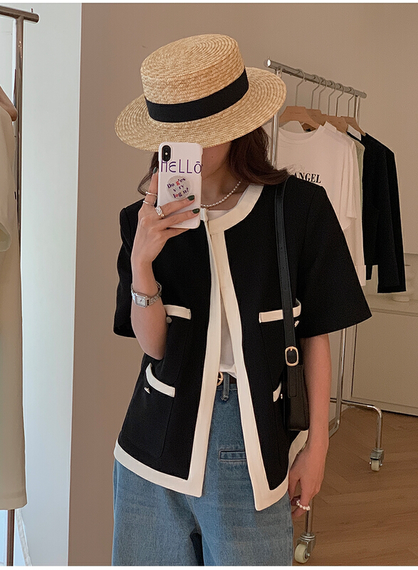 [the mind] Korean fashion color matching jacket 60197# XYJ