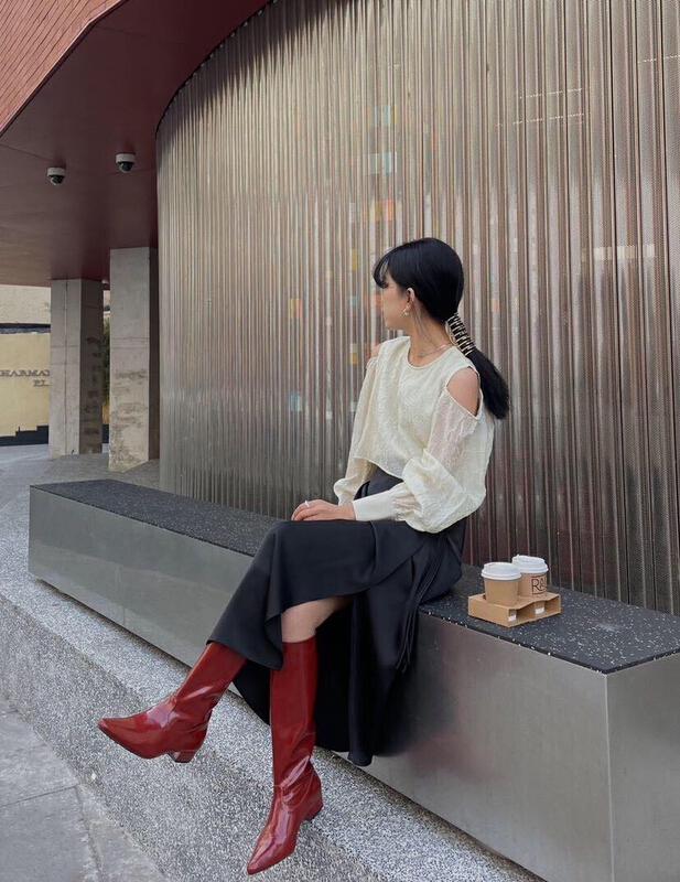 New year in early spring! [soul] casual split off shoulder dress bs16060211l# CLS