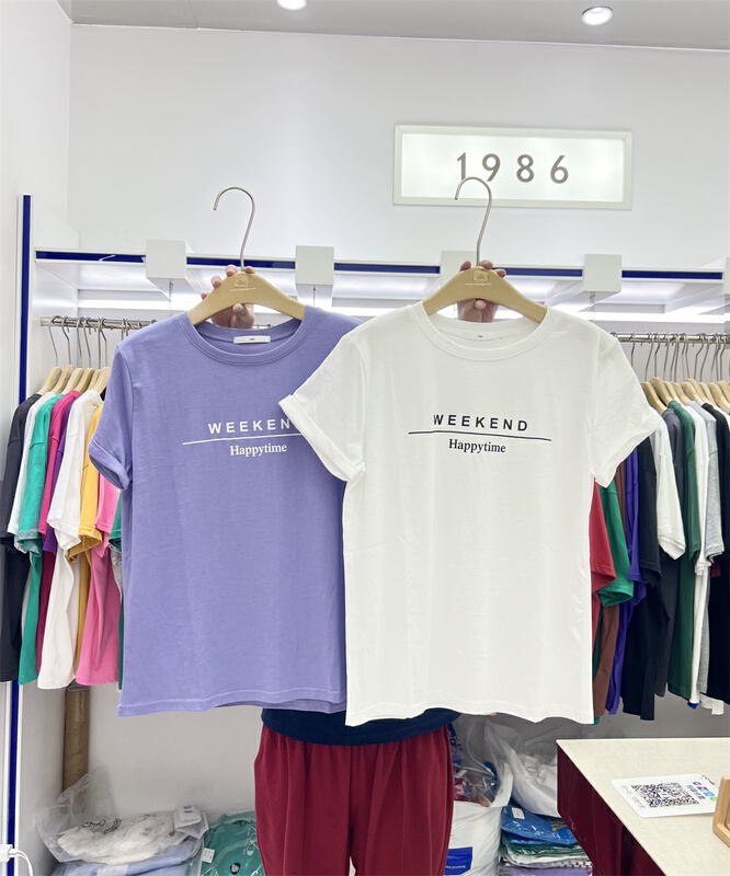 New in early summer! [1986] versatile comfortable casual short sleeve T-shirt 830# LSL