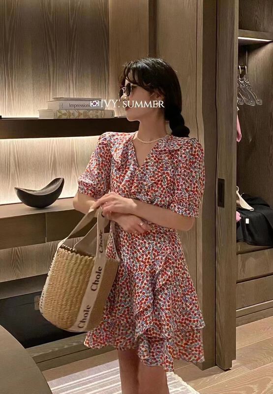 [I-D] Korean Style Floral Dress ys6030# ll
