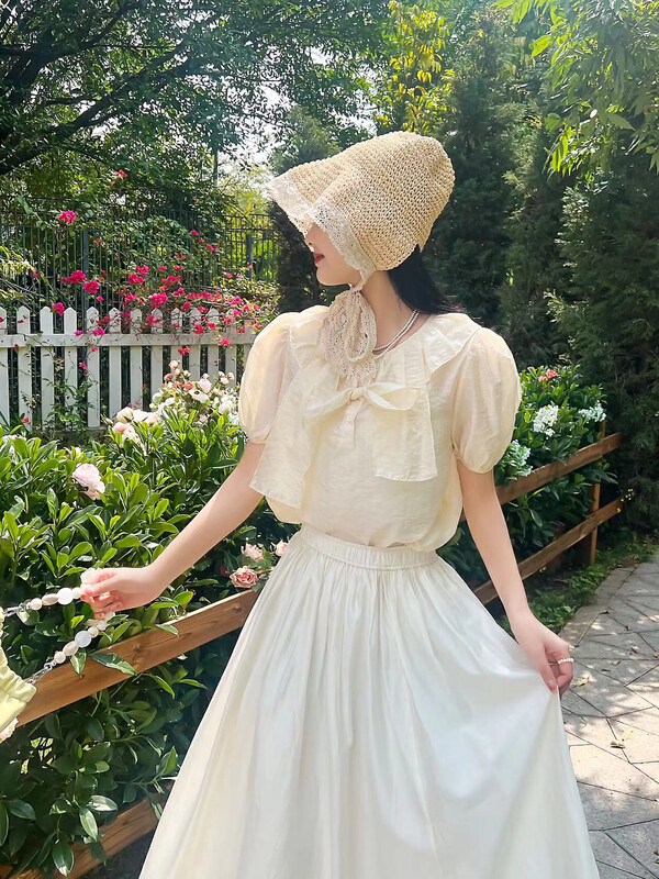 初夏上新!【蓉兒家】減齡繫結百搭小衫  60557#  HJY
