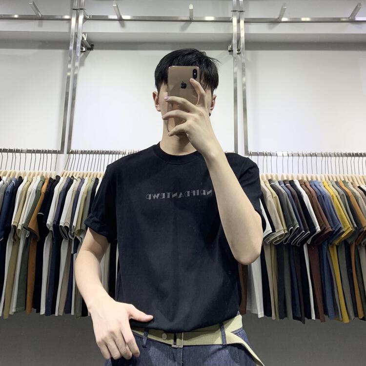 New year in early spring! [Yeshe] Korean casual letter printed short sleeve T-shirt b8325# ZZL