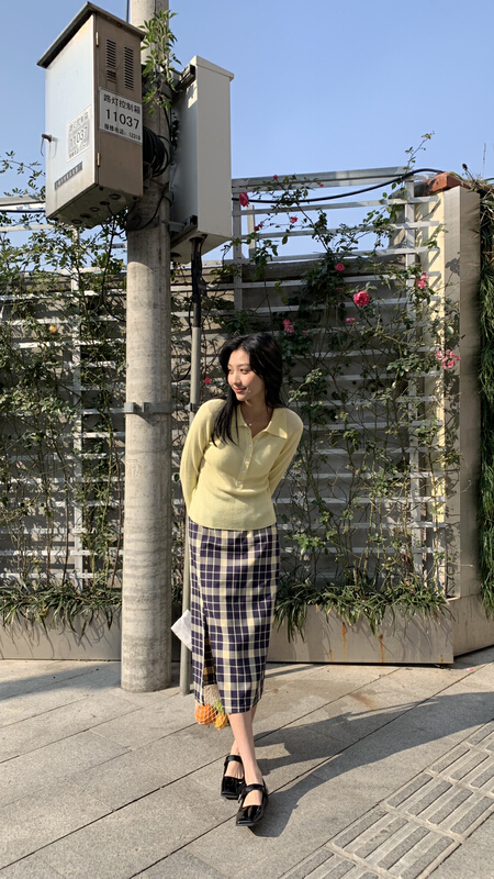 New year in early spring! [emoni] gentle temperament casual lady knitted cardigan (only cardigan) h50006# CLS