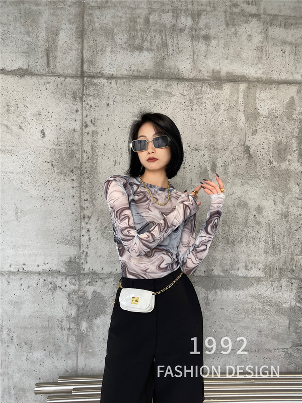 New year in early spring! [1992] Korean style fashion personalized casual blouse (only selling blouses) 3327# CSX