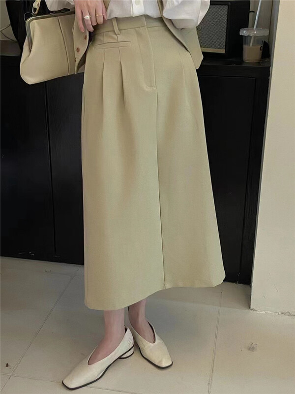 goods in stock! New year in early spring! [h2-studio] high waist, loose and thin, versatile skirt (excluding matching) a109# HBx