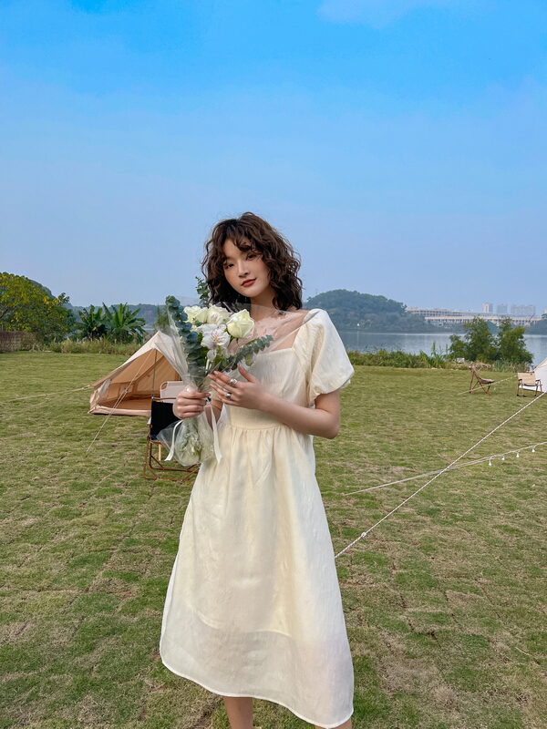 goods in stock! New year in early spring! [es modish] fairy versatile fashion dress ops1563# jhy
